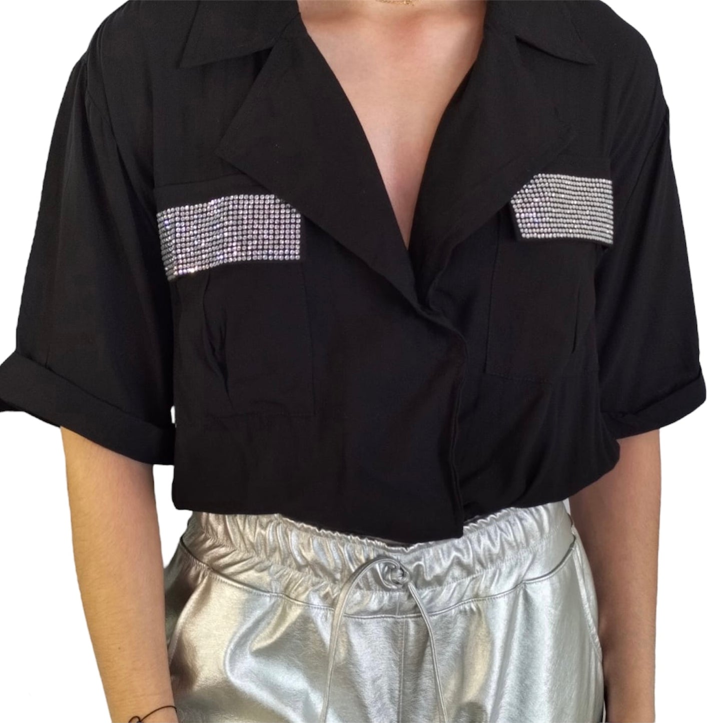 Camisa brillos en bolsas
