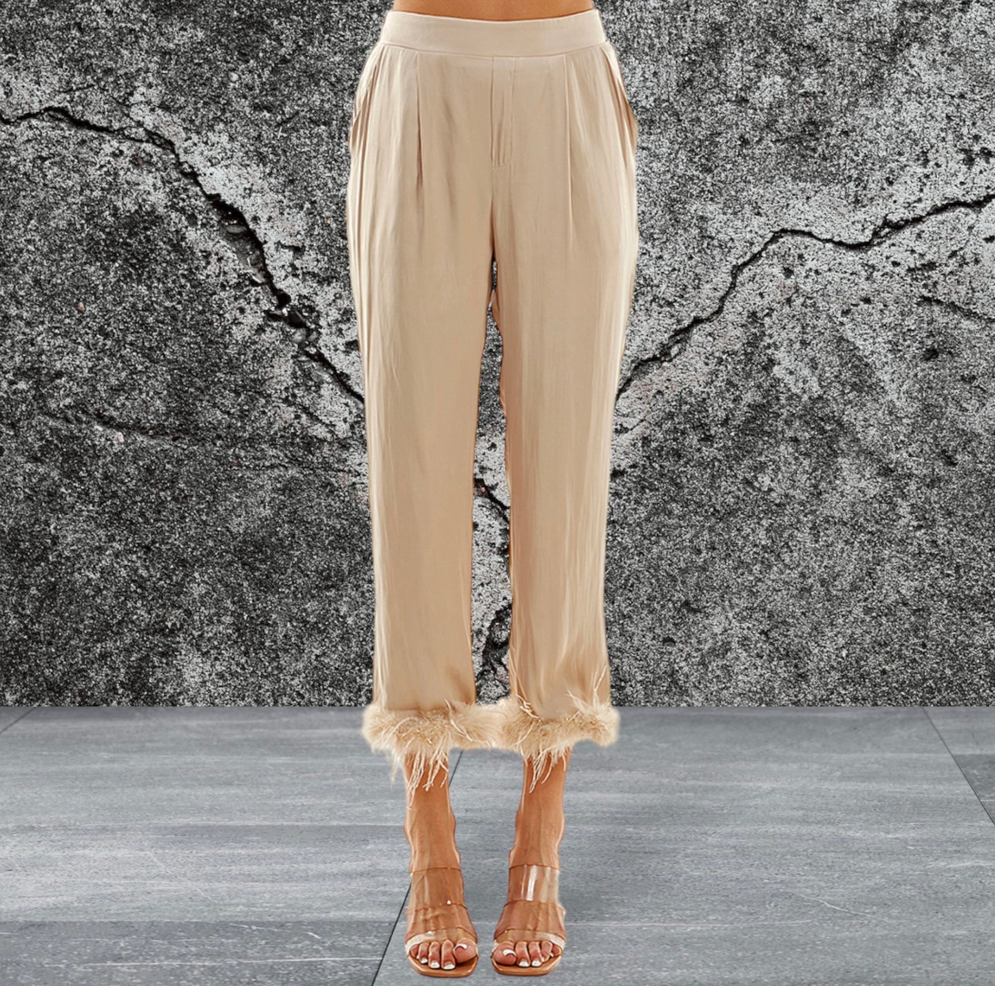Feather pants